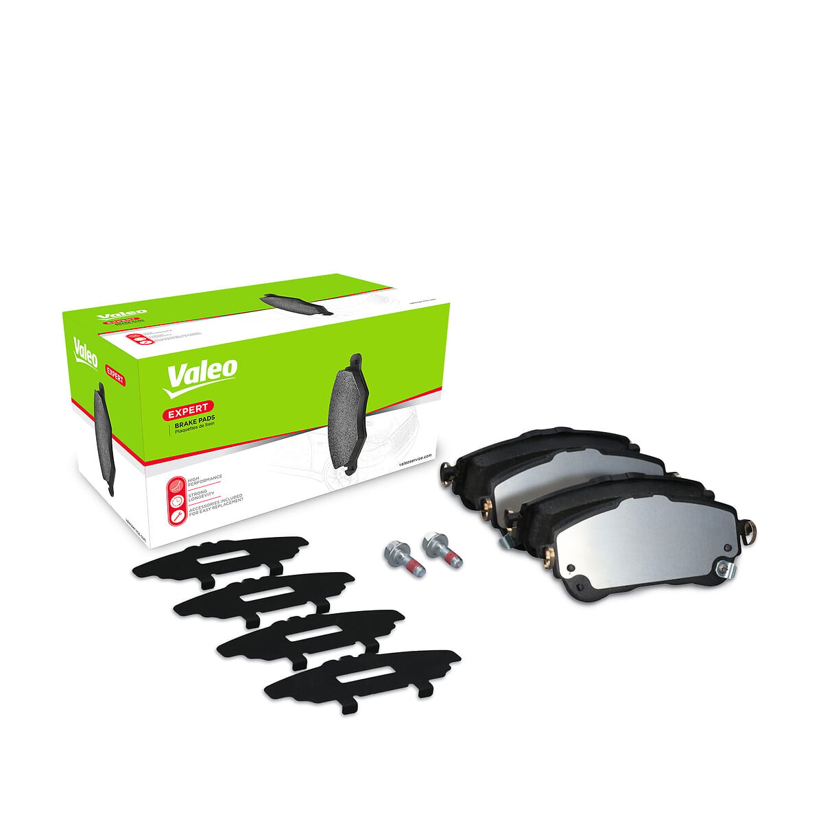 Jeu de 4 plaquettes de frein VALEO ref. 302540A